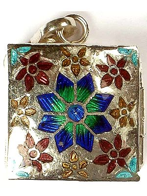 Meenakari Box Pendant