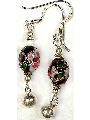 Meenakari Earrings with Dangle