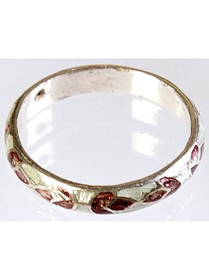 Meenakari Finger Ring