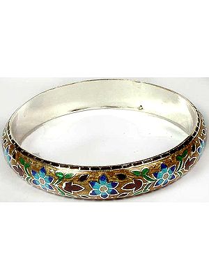 Meenakari Floral Bangle