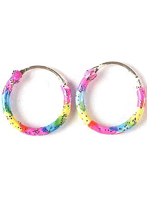 Meenakari Hoops