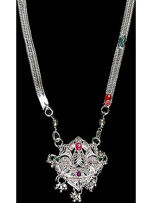 Meenakari Silver Mangalasutra
