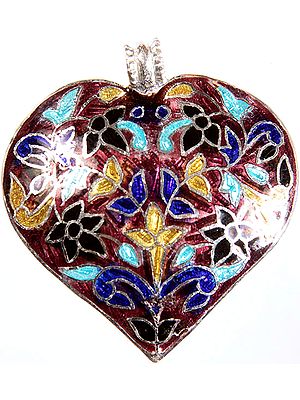 Meenakari Valentine Pendant