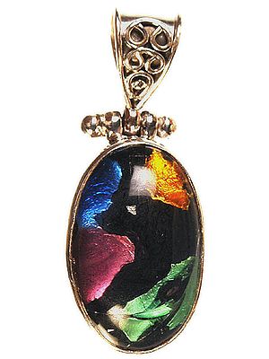 Morano Glass Oval Pendant