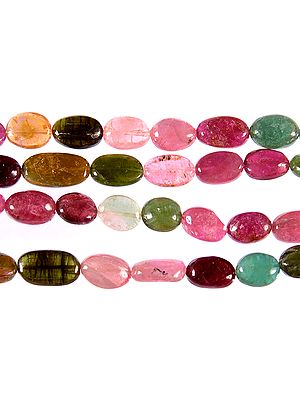 Multi-color Large Chunky Tourmaline Ovals