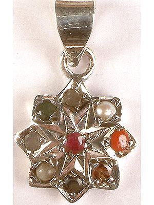 Navaratna Chakra Pendant