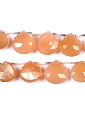 Orange Moonstone Faceted Briolette