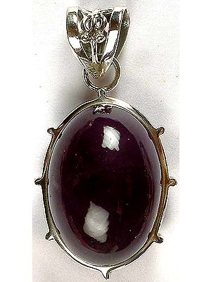 Oval Amethyst Pendant
