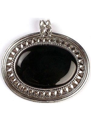 Oval Black Onyx Pendant
