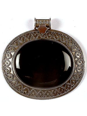 Oval Black Onyx Pendant