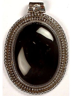 Oval Black Onyx Pendant