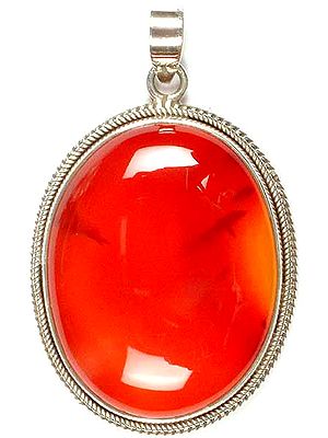 Oval Carnelian Pendant