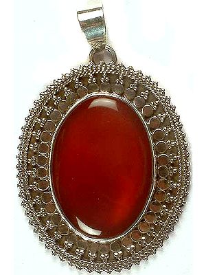 Oval Carnelian Pendant