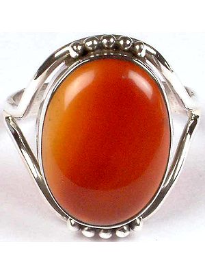 Oval Carnelian Ring