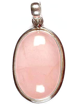 Oval Rose Quartz Pendant
