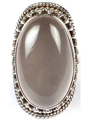 Oval Rose Quartz Ring