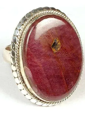 Oval Ruby Ring