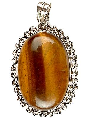 Oval Tiger Eye Pendant