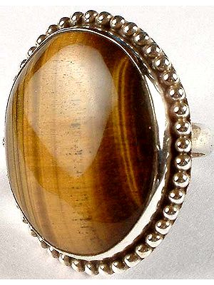 Oval Tiger Eye Ring