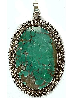 Oval Turquoise Pendant