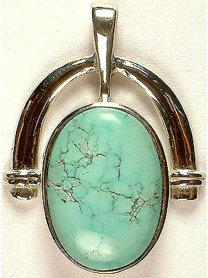 Oval Turquoise Pendant