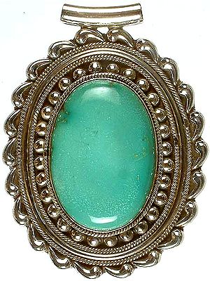 Oval Turquoise Pendant