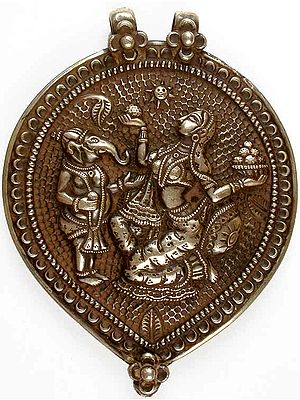 Parvati Feeding Ganesha with Laddoos