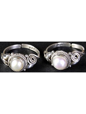 Pearl Toe Rings (Price Per Pair)