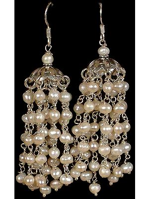 Pearl Umbrella Chandeliers