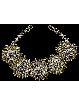 Peridot Bunch Bracelet