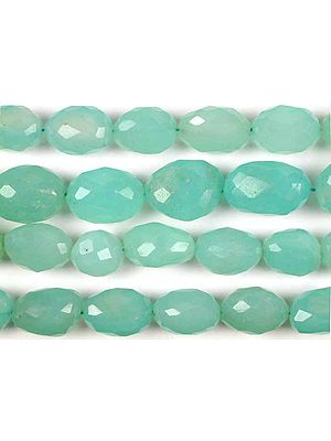 Peru Chalcedony Faceted Tumbles
