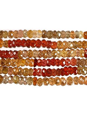 Petro and Pink Tourmaline Israel Cut Rondells