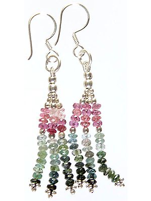 Pink and Green Tourmaline Israel Cut Showers