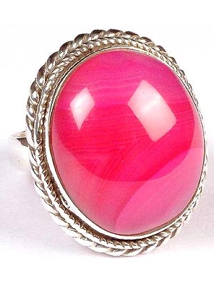 Pink Chalcedony Ring