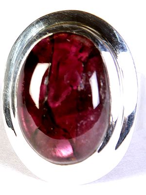 Pink Tourmaline Oval Ring