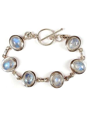 Rainbow Moonstone Bracelet