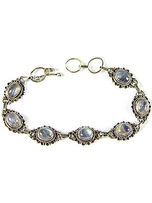 Rainbow Moonstone Bracelet