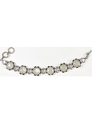 Rainbow Moonstone Bracelet