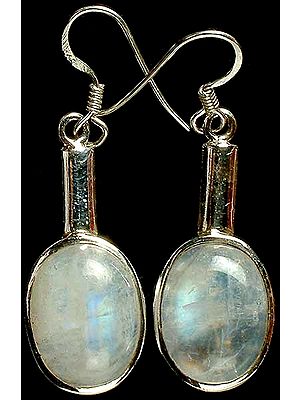 Rainbow Moonstone Earrings