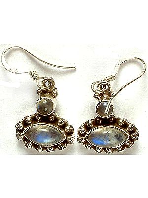 Rainbow Moonstone Earrings