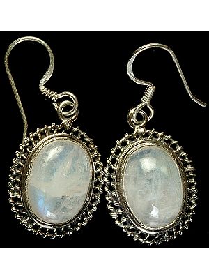 Rainbow Moonstone Earrings