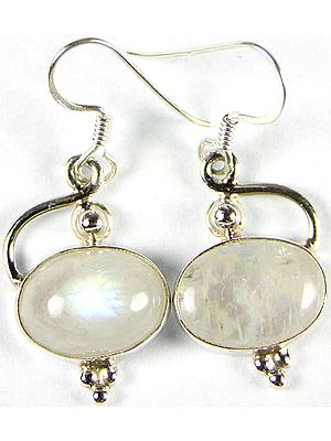 Rainbow Moonstone Earrings