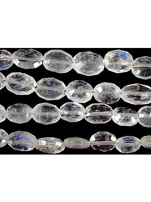 Rainbow Moonstone Faceted Ovals