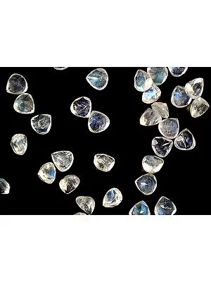 Rainbow Moonstone Heart Shapes (Price Per 3 Pieces)