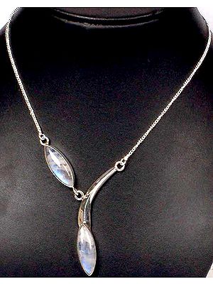Rainbow Moonstone Necklace