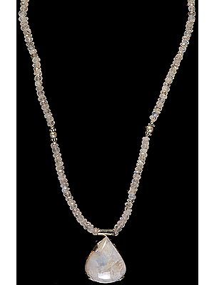 Rainbow Moonstone Necklace