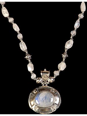 Rainbow Moonstone Necklace