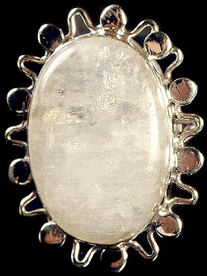 Rainbow Moonstone Oval Ring