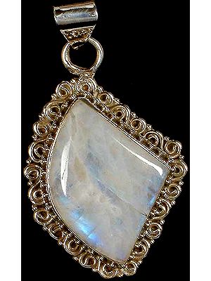 Rainbow Moonstone Pendant