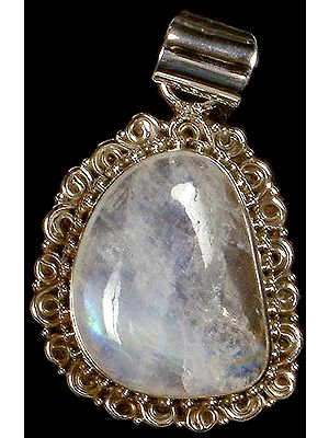 Rainbow Moonstone Pendant